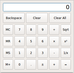 Basic calculator application