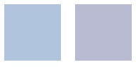 Side-by-side representation of a light steel blue square and a light steel blue square with a tint applied