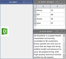 MDI windows in a tiling pattern