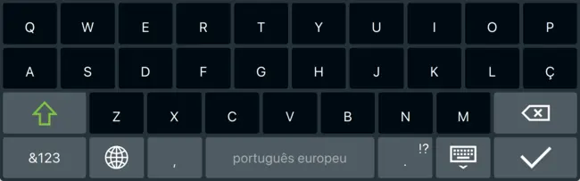 Screenshot of the Portuguese Layout