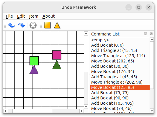 The Undo Diagram Example