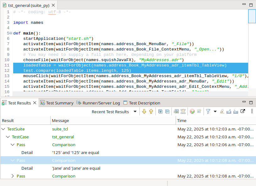 Manually entered verification points