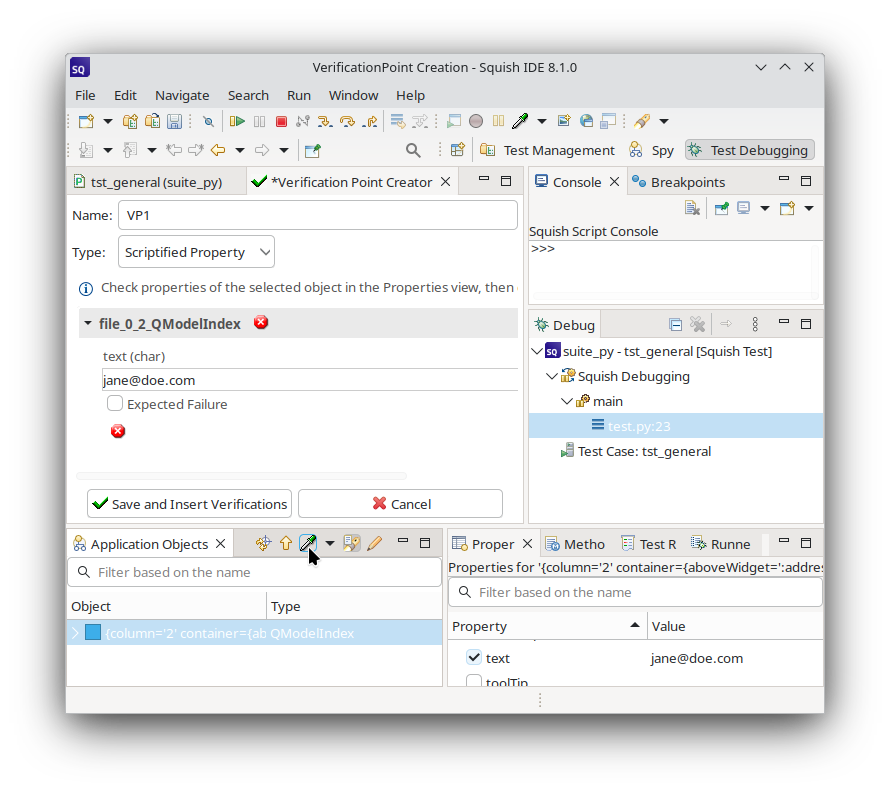 "Verification Point Creator"