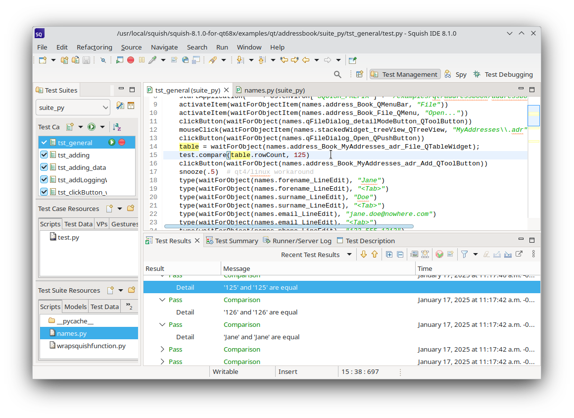 Manually entered verification points